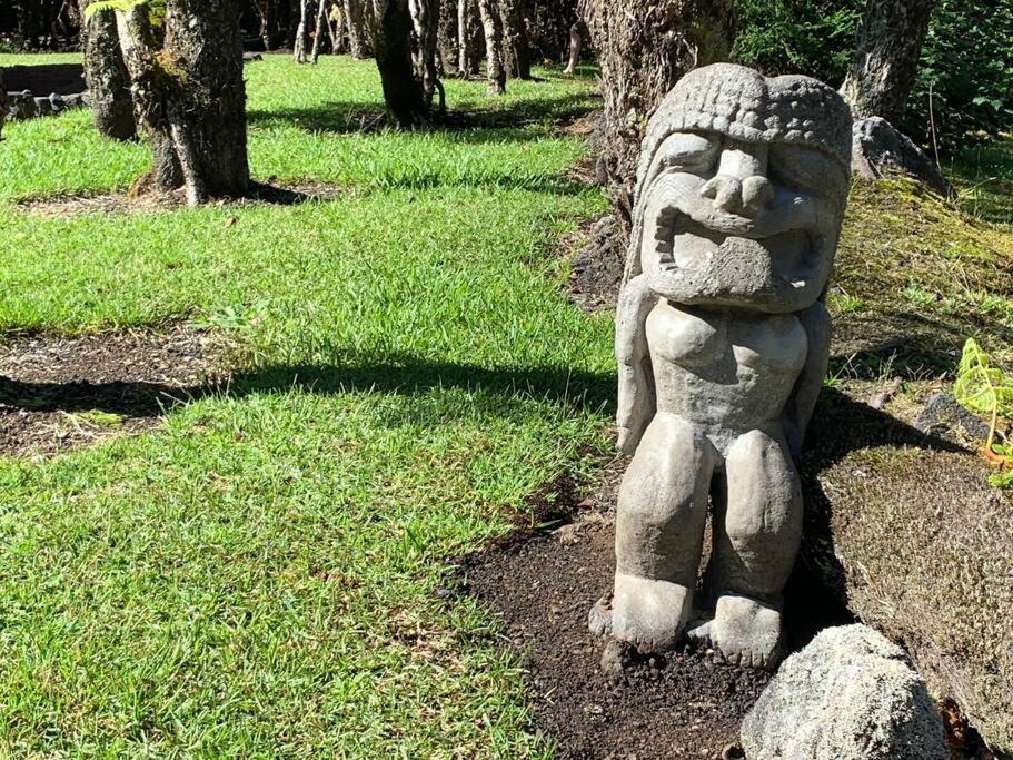 Hau'Oli Place Tiki Cottage In Volcano Eksteriør bilde